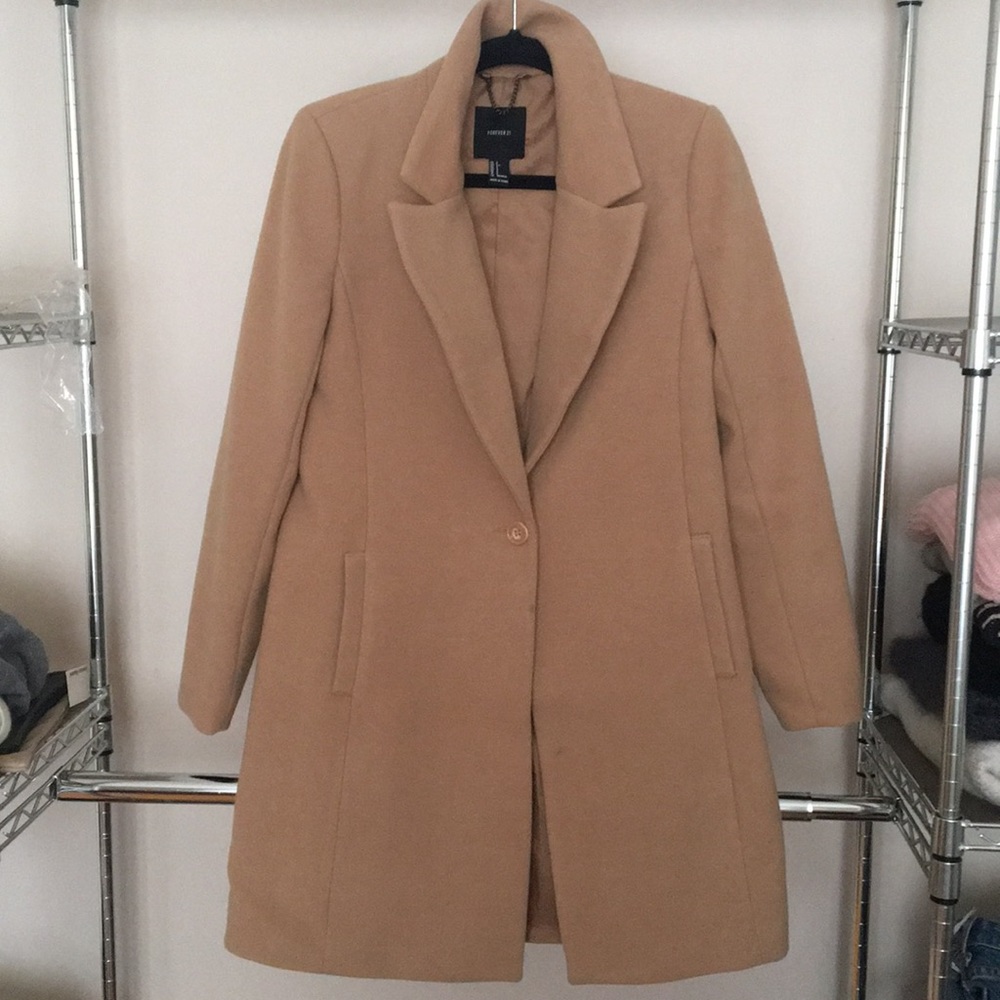 Forever 21 Camel Coat